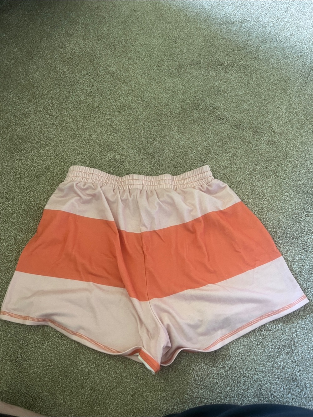 Orange & Cream Striped Zip Pullover Set - Picture 4 of 4